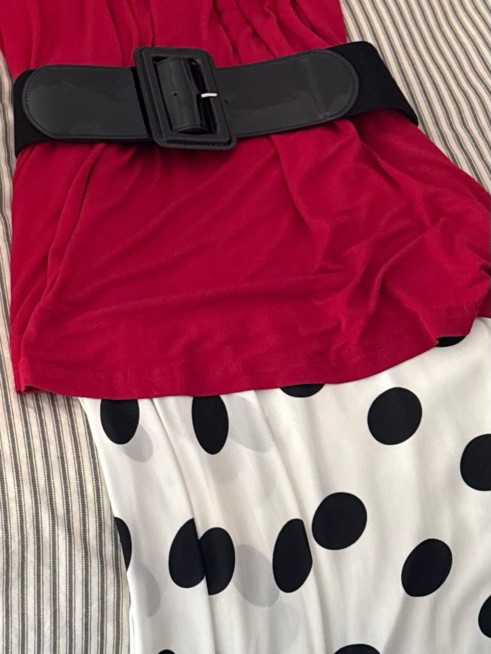 LuLaRoe White Black Polka Dot Maxi Skirt XL